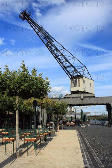 Former loading crane