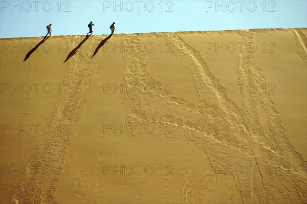 Hikers on Dune