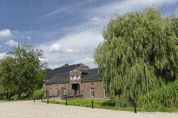 Farm with Weeping willow