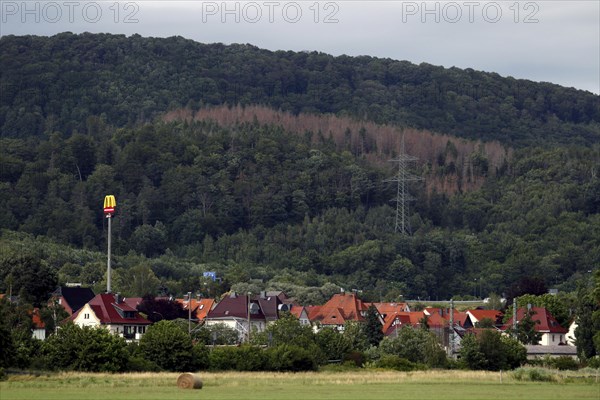 View from Lauchroeden to Herleshausen