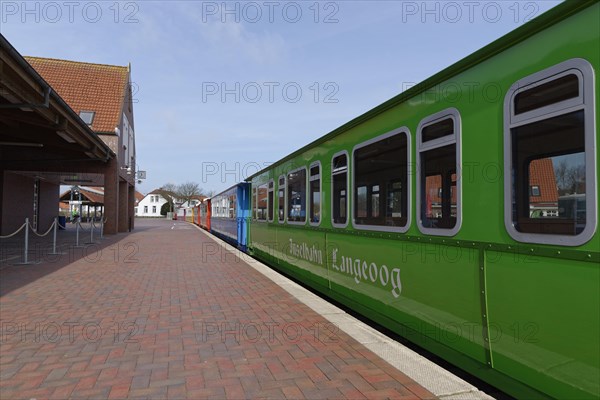 Island railway at Langeoog station