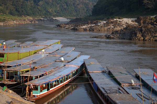 Longboats on the Mekong