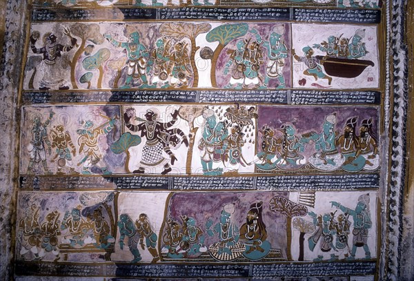 400 years old Ramayana painting at Alagar koyil near Madurai
