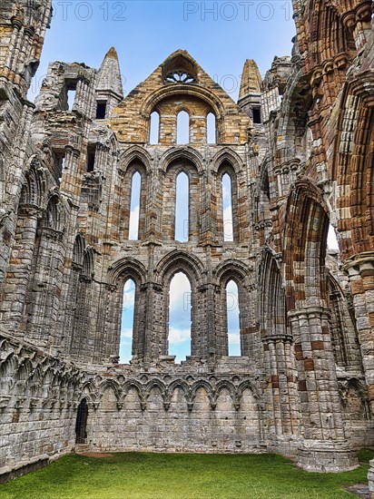 Ruins of Whitby Abbey Gothic Monastery