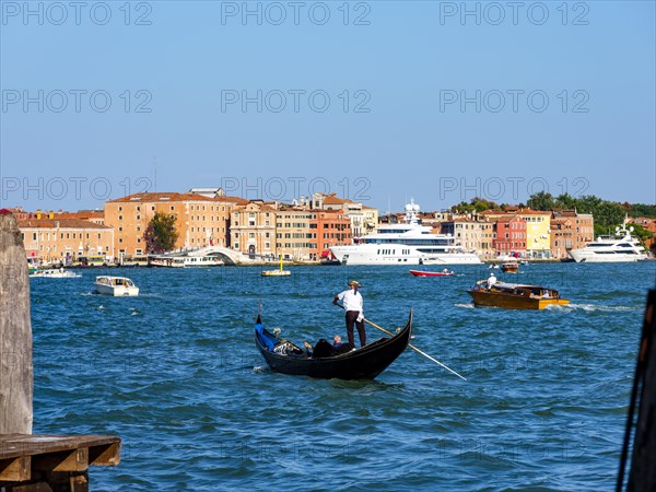 Gondolier in the Bacino San Marco