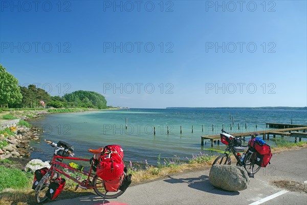 Bicycles with luggage