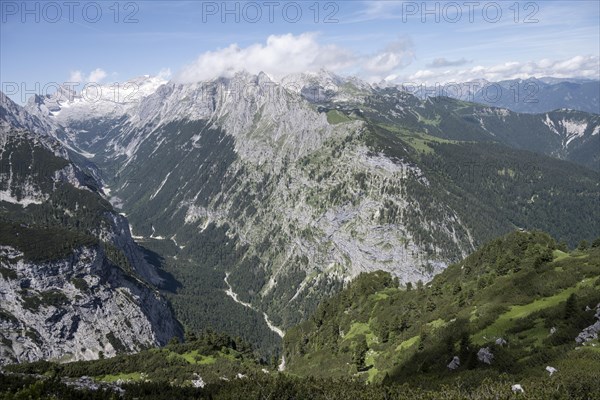 View into the Reintal valley