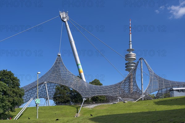 Olympic tent roof and television tower