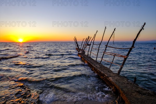 Wooden rack for hanging boats