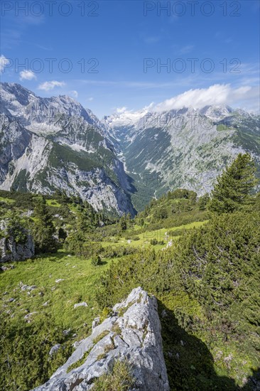 View into the Reintal valley