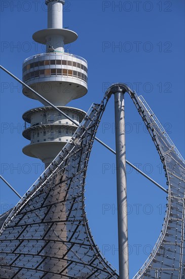 Olympic tent roof and television tower