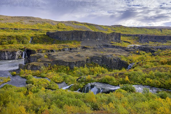 View to the Katlar Narrows of Joekulsa A Fjoellum