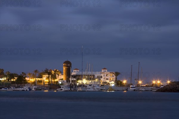 Marina with lighthouse