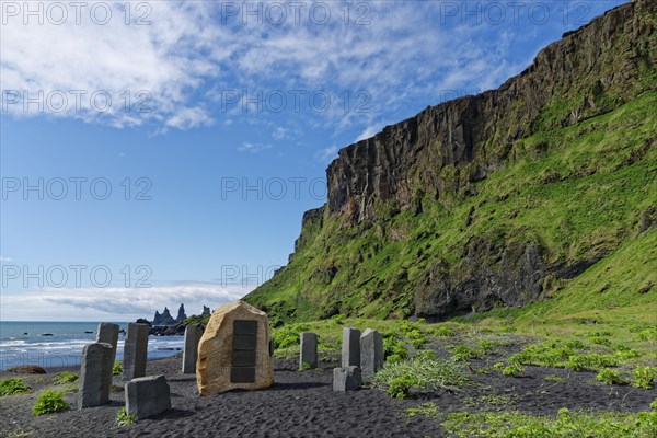 Memorial stone for drowned German seamen