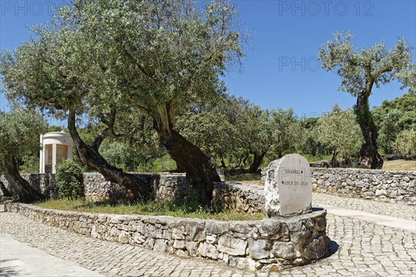 Signpost at the Way of the Cross