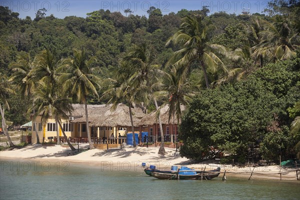 Small resort complex on the beach