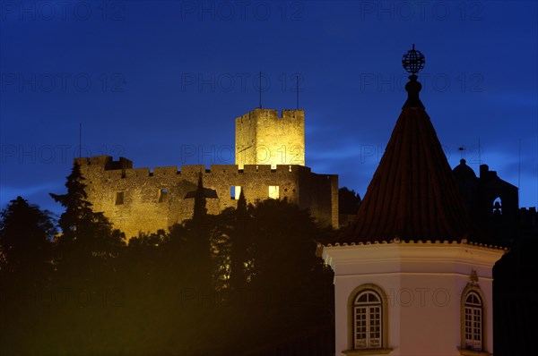 Templar Castle of Christ at dusk