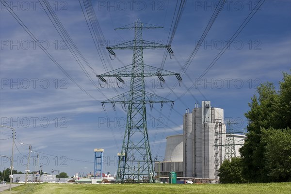 Moorburg coal-fired power station at Kattwykbruecke