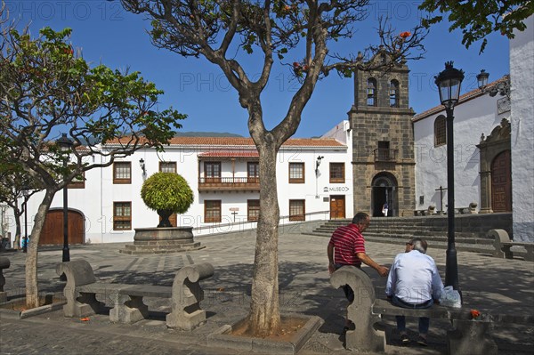 Iglesia de Salvador at the Plaza de Espagna in Santa Cruz de La Palma