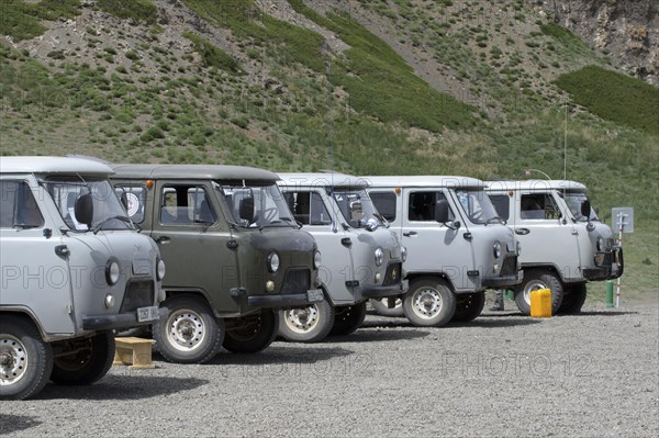 Russian minibus UAZ