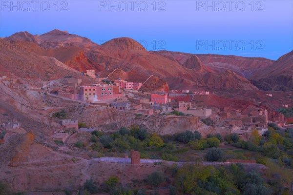 Dades Gorges at dusk
