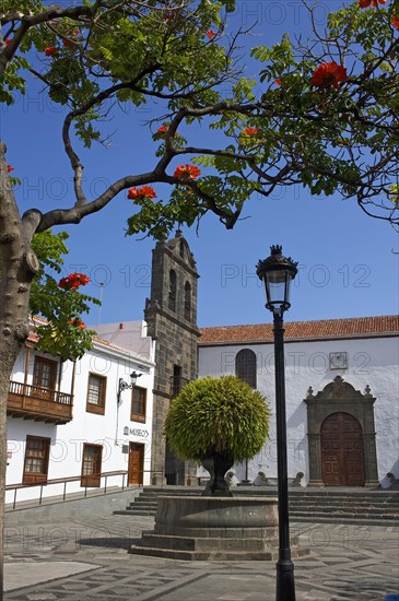 Iglesia de Salvador at the Plaza de Espagna in Santa Cruz de La Palma