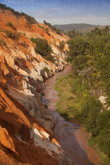 Red sandstone formations