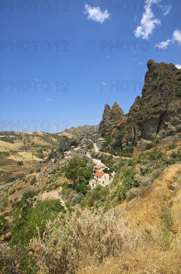 Mountain village Pentedattilo