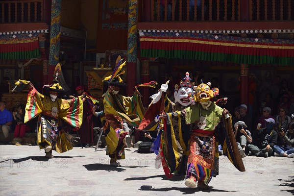 Mask dancers