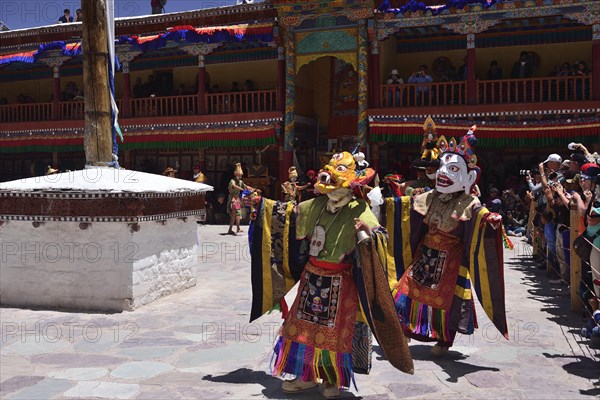 Mask dancers