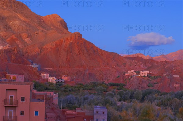 Dades Gorges at dusk