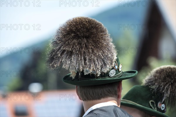 Hat with chamois beard