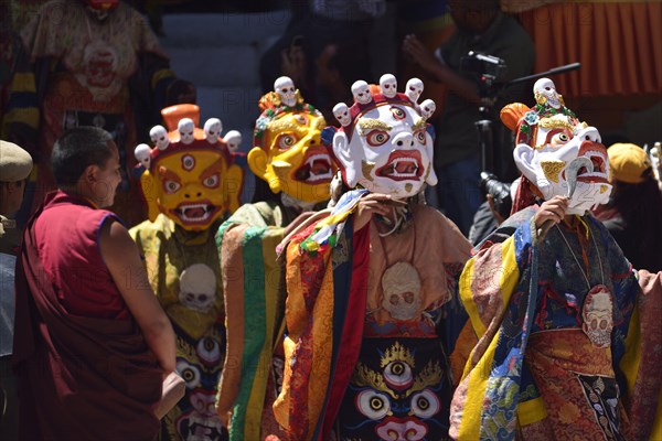 Mask dancers