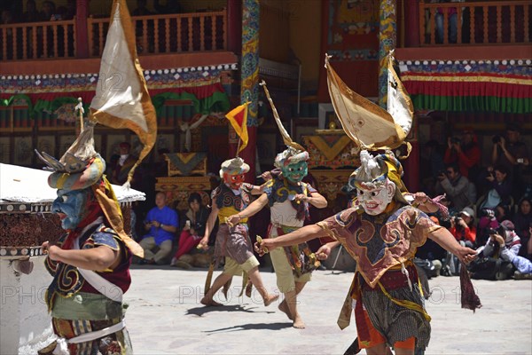 Mask dancers