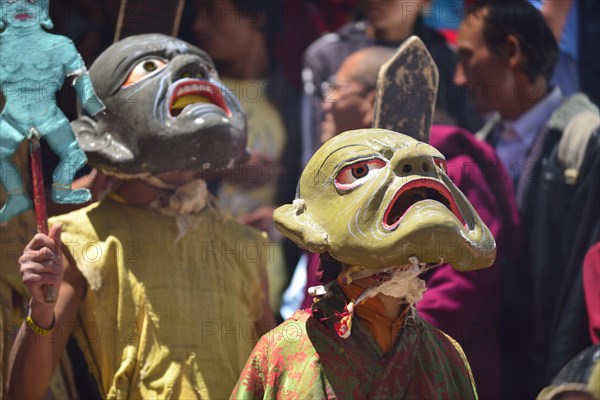 Mask dancers