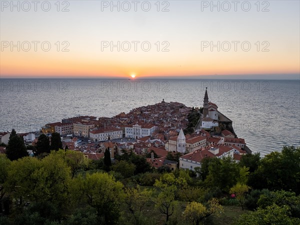 View of Piran from the fortress wall