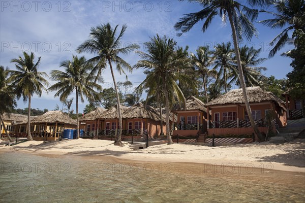 Small resort complex on the beach