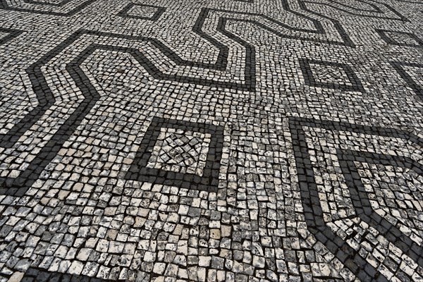 Mosaic in paving stones