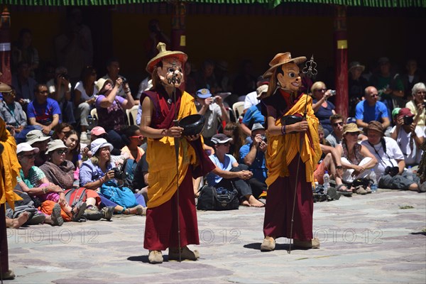 Mask dancers