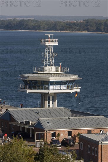 Radar station at mouth of river Trave