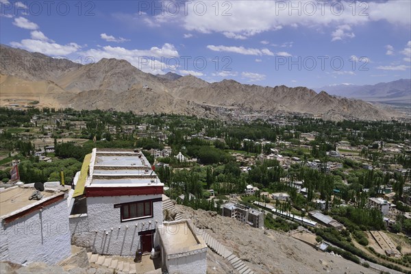 At the Shanti Stupa