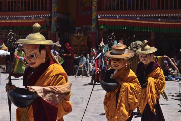 Mask dancers