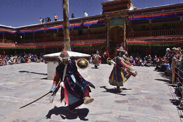 Mask dancers