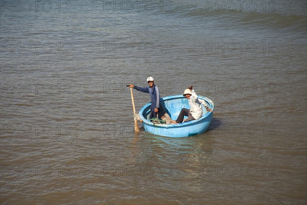 Fishing boat in the bay of Mui Ne