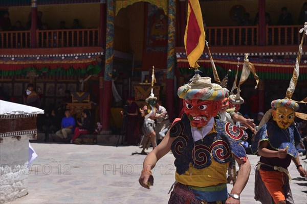 Mask dancers