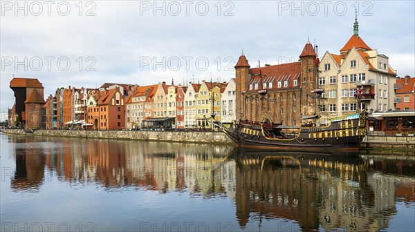 Galley for tourist tours in the Old Town