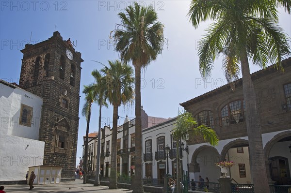 Iglesia de Salvador at the Plaza de Espagna in Santa Cruz de La Palma