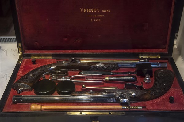 Historic duelier pistols