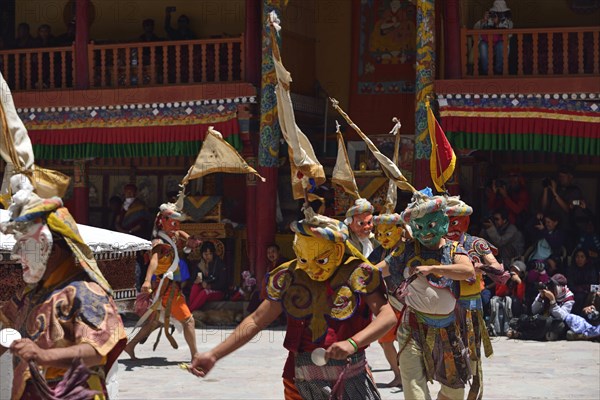 Mask dancers