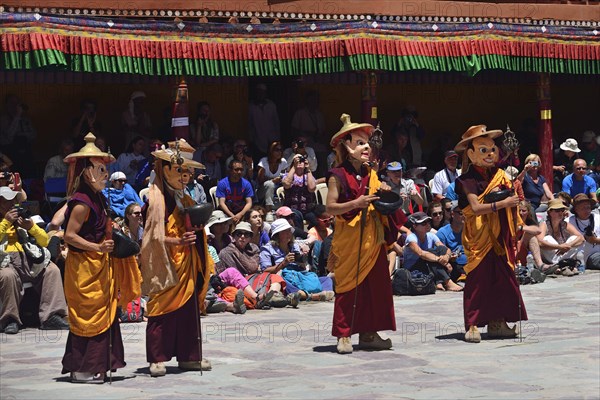 Mask dancers